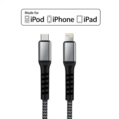 Cavo di ricarica rapida Lightning Kabel USB tipo C dati C94 8 pin certificato Mfi per iPhone