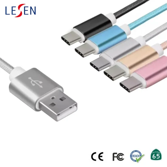 Il cavo dati USB 3.0/2.0 di ricarica di tipo C più venduto per PC/telefono