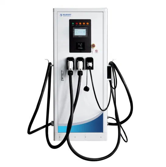 Caricatore EV veloce integrato CC/CA da 122 kW, tre connettori CCS2, Chademo e Type2 per veicoli elettrici